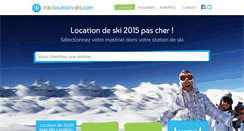 Desktop Screenshot of ma-location-ski.com